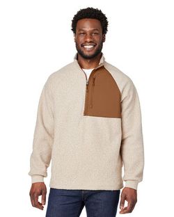 North End Aura Sweater Fleece Quarter-Zip Pullover NE713 North End Aura Sweater Fleece Quarter-Zip Pullover NE713