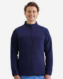 Men's Agility Panelled Fleece Full-Zip Jacket