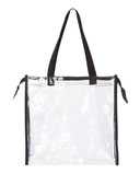 OAD OAD Clear Zippered Tote with Full Gusset OAD5006