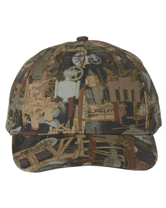 Structured Oilfield Camo Cap