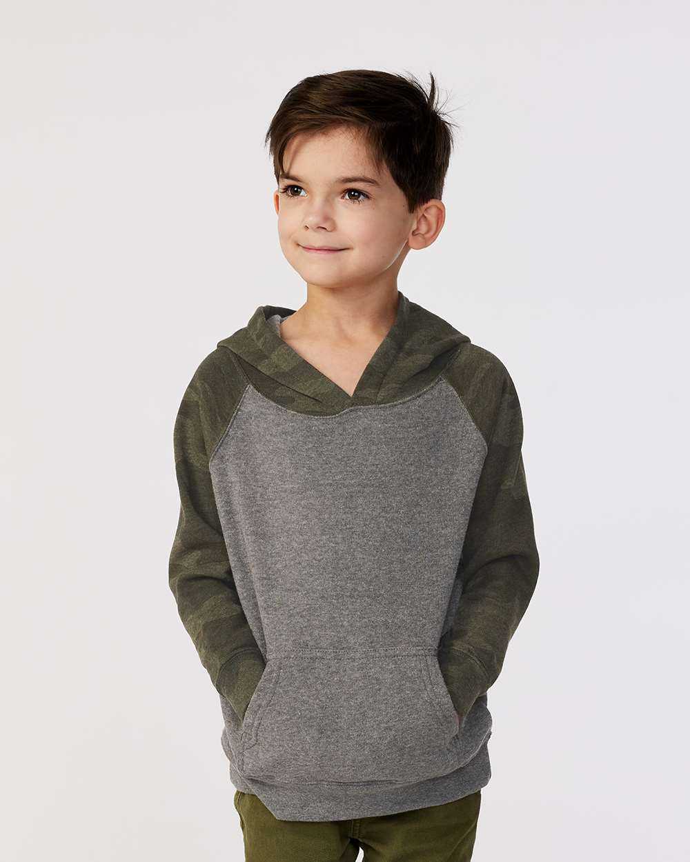Toddler Special Blend Hooded Raglan Sweatshirt