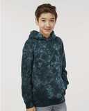 Youth Midweight Tie-Dyed Hooded Sweatshirt