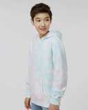 Youth Midweight Tie-Dyed Hooded Sweatshirt