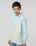 Youth Midweight Tie-Dyed Hooded Sweatshirt