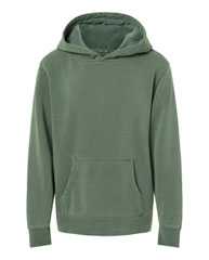 Youth Midweight Pigment-Dyed Hooded Sweatshirt