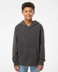 Youth Midweight Pigment-Dyed Hooded Sweatshirt
