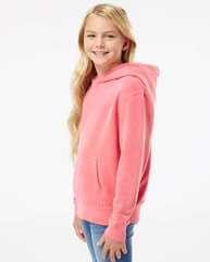Youth Midweight Pigment-Dyed Hooded Sweatshirt