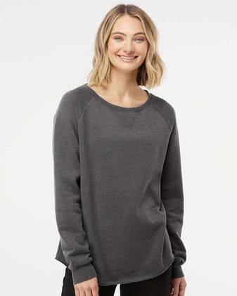 Independent Trading Co. Women's California Wave Wash Crewneck Sweatshirt PRM2000