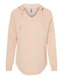 Independent Trading Co. Women’s Lightweight California Wave Wash Hooded Sweatshirt PRM2500
