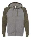Special Blend Raglan Full-Zip Hooded Sweatshirt