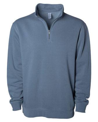 Pigment-Dyed Quarter-Zip Pullover