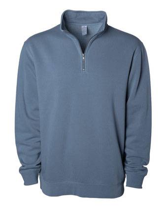 Pigment-Dyed Quarter-Zip Pullover