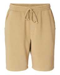 Pigment-Dyed Fleece Shorts