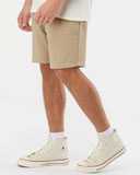 Pigment-Dyed Fleece Shorts