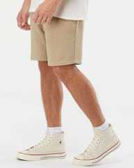 Pigment-Dyed Fleece Shorts