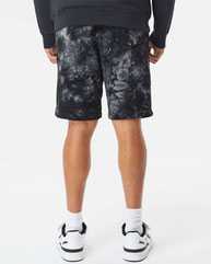 Tie-Dyed Fleece Shorts