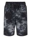 Tie-Dyed Fleece Shorts
