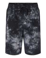Tie-Dyed Fleece Shorts