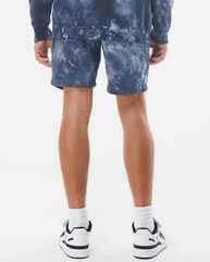 Tie-Dyed Fleece Shorts