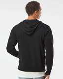 Heathered French Terry Full-Zip Hooded Sweatshirt