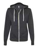 Independent Trading Co. Heathered French Terry Full-Zip Hooded Sweatshirt PRM90HTZ