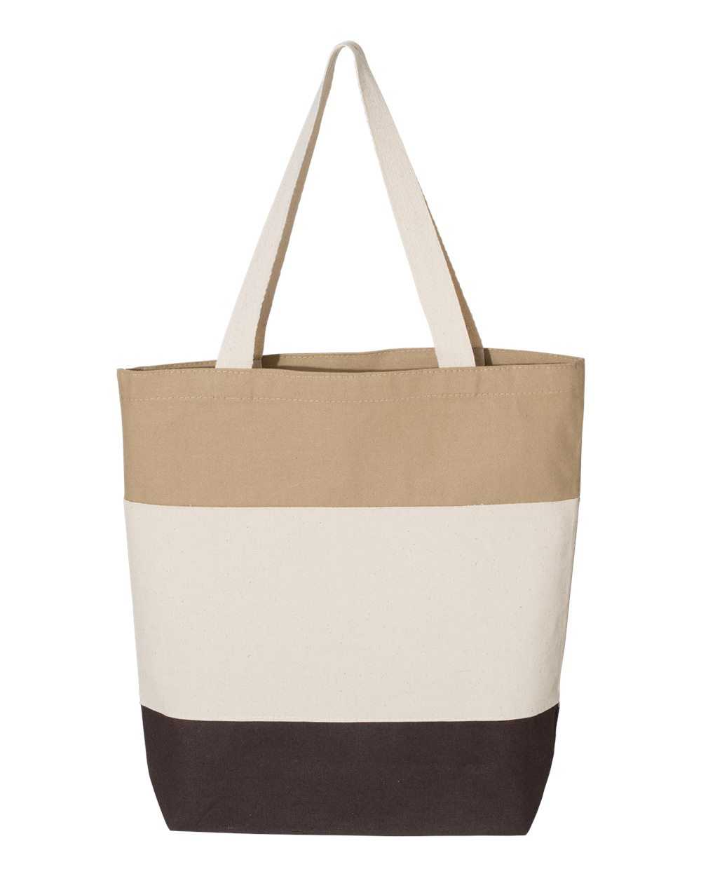 Q-Tees 11L Tri-Color Tote Q125900