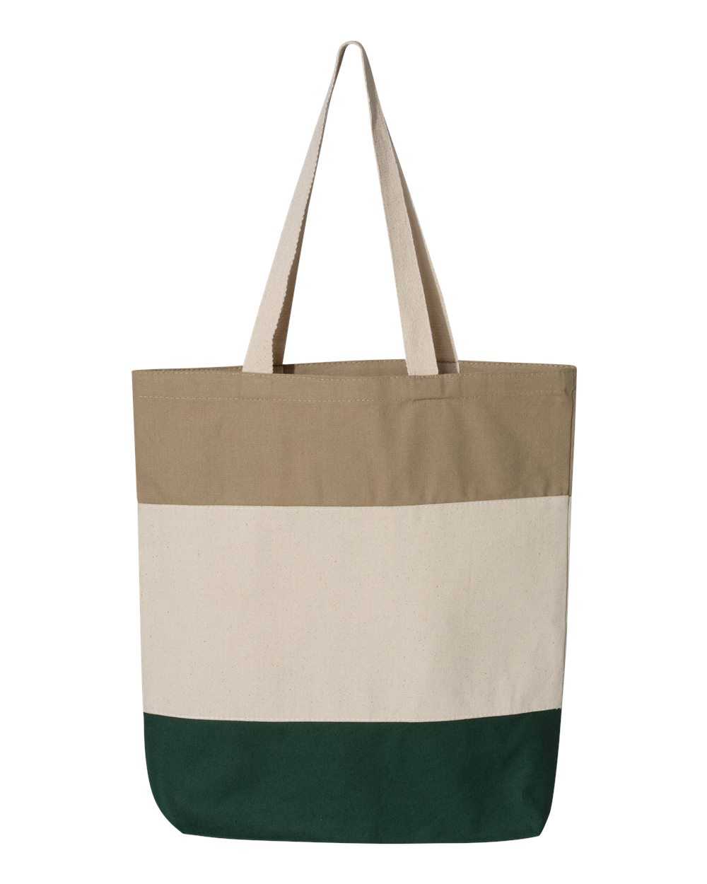 Q-Tees 11L Tri-Color Tote Q125900