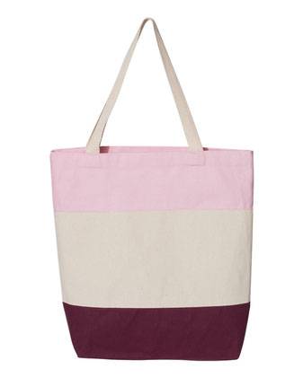 Q-Tees 11L Tri-Color Tote Q125900