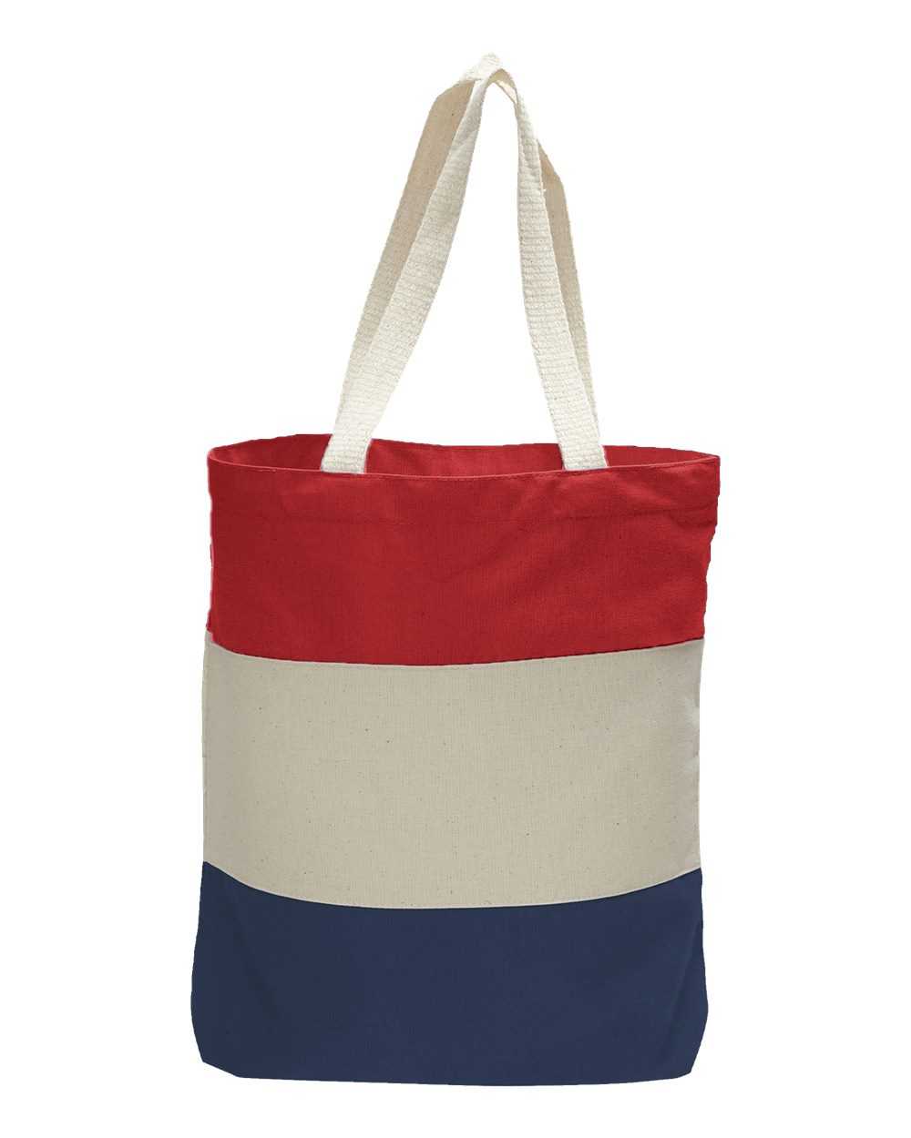 Q-Tees 11L Tri-Color Tote Q125900