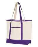 34.6L Large Canvas Deluxe Tote
