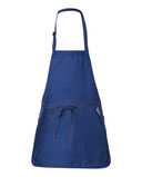 Full-Length Apron with Pouch Pocket