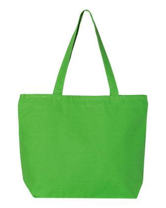 Q-Tees 25L Zippered Tote Q611