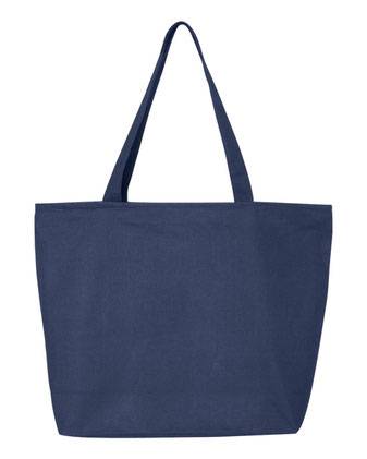 Q-Tees 25L Zippered Tote Q611