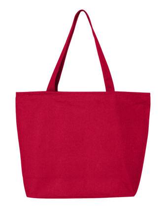 Q-Tees 25L Zippered Tote Q611