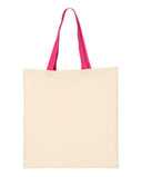 Economical Tote with Contrast-Color Handles