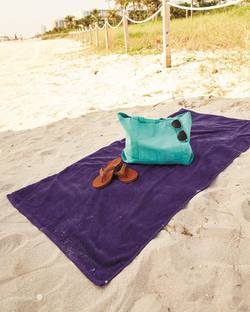 Q-Tees Velour Beach Towel QV3060 Q-Tees Velour Beach Towel QV3060