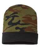 CAP AMERICA USA-Made Camo Cuffed Beanie RKC12