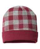 USA-Made Plaid Beanie