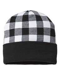 USA-Made Plaid Beanie