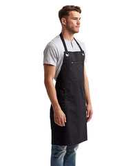 Barley Stitch Recycled Bib Apron with Pockets