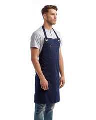 Barley Stitch Recycled Bib Apron with Pockets