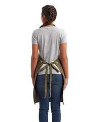 Barley Stitch Recycled Bib Apron with Pockets
