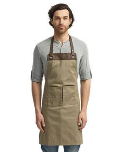 Artisan Collection by Reprime Espresso Bib Apron with Pockets RP123 Artisan Collection by Reprime Espresso Bib Apron with Pockets RP123