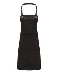 Espresso Bib Apron with Pockets
