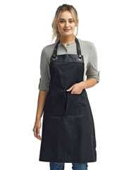 Espresso Bib Apron with Pockets
