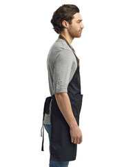 Espresso Bib Apron with Pockets