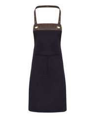 Espresso Bib Apron with Pockets