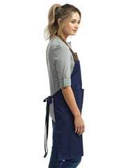 Espresso Bib Apron with Pockets