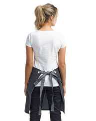 Domain Contrast Denim Waist Apron with Pocket