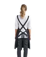 Cross Back Barista Apron with Pocket
